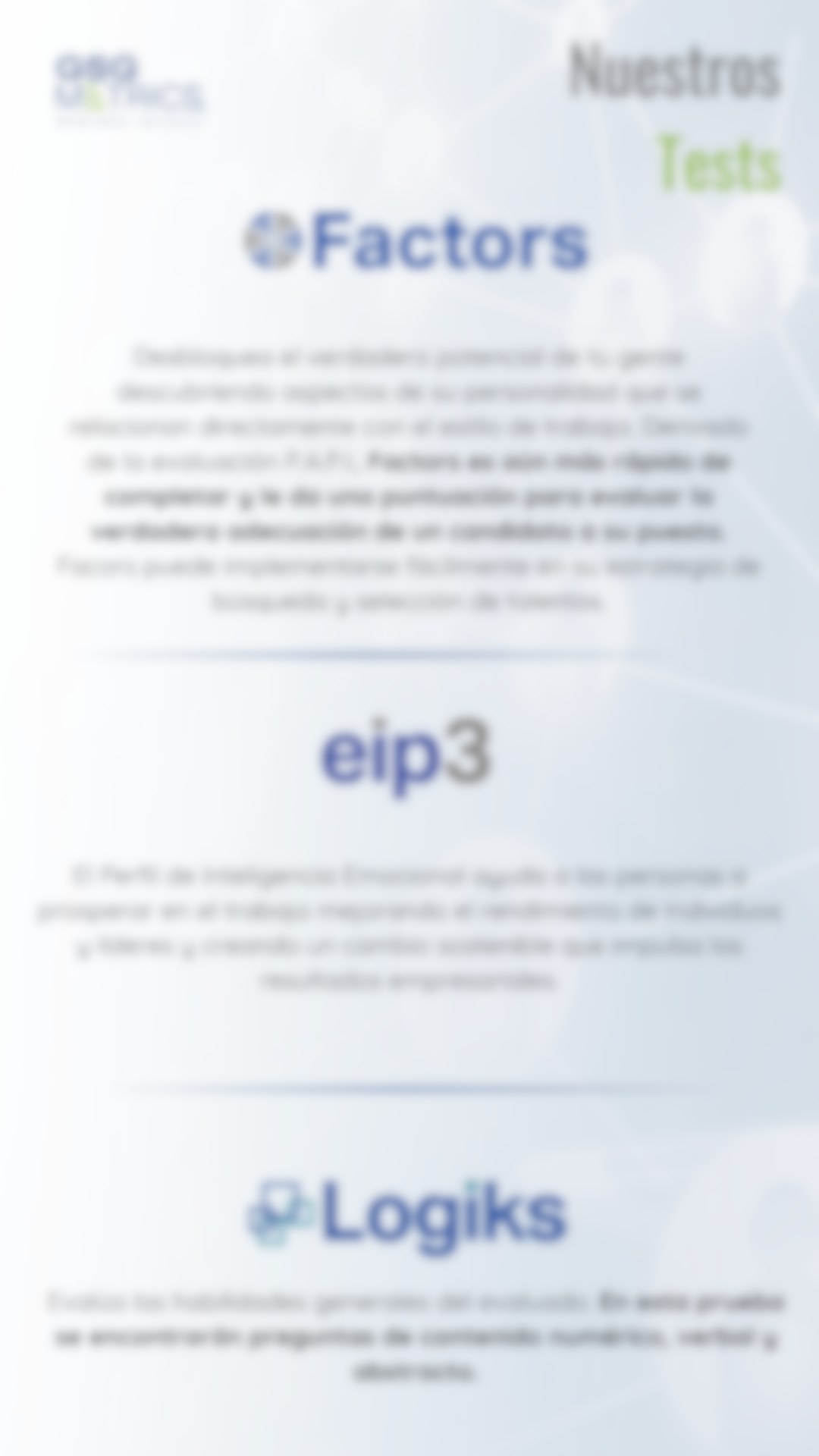 Catálogo GSGmetrics 2026